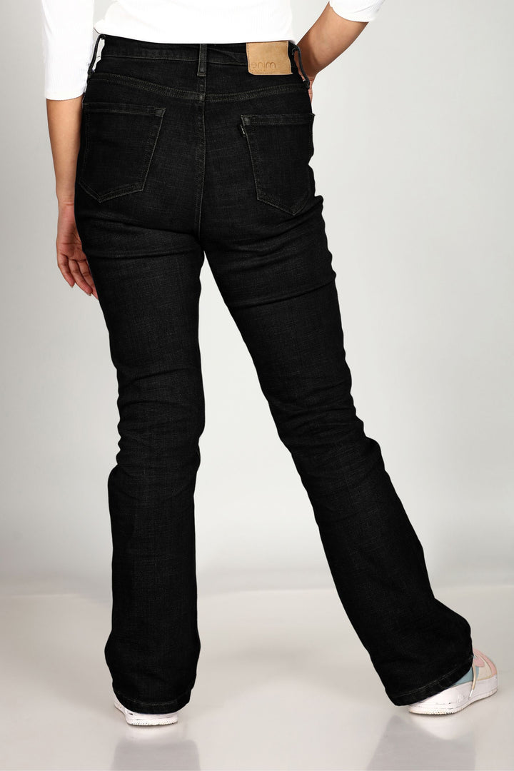 Custom made Carbon Black Women Boot Cut fit jeans