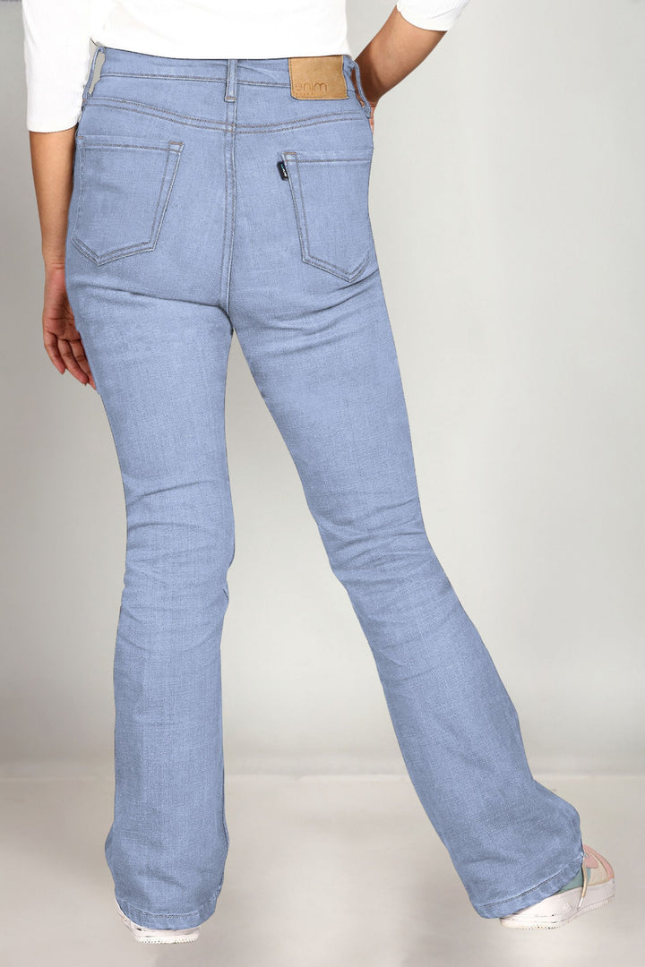 Custom Made Glacier Blue Women's Boot Cut Jeans