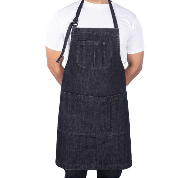 Carbon Black Picasso Denim Aprons