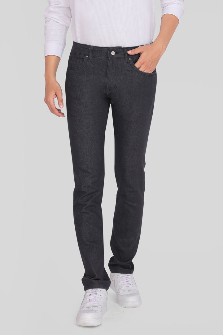 Custom made Graphite Straight Fit Jeans for Men