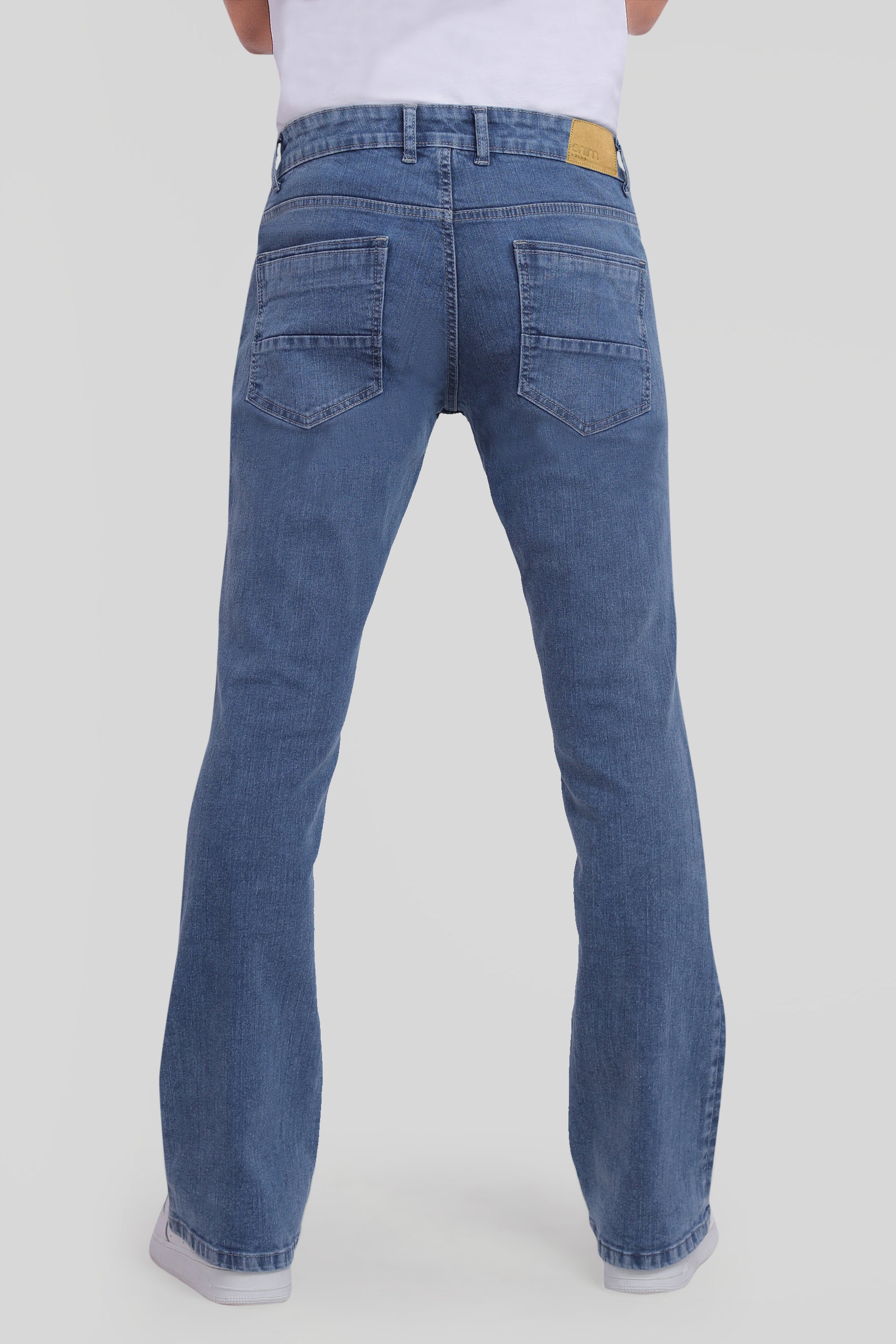Buy GUESS Navy Low Rise Washed Bootcut Jeans - Jeans for Men 1127574 |  Myntra