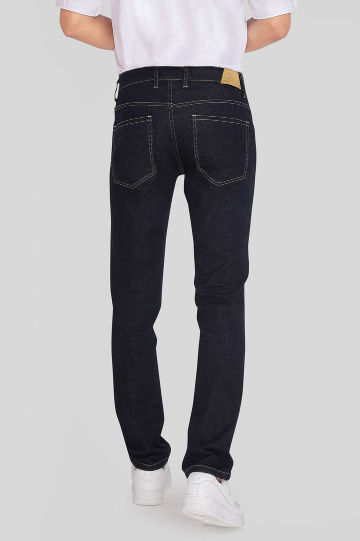 Custom made Raw Indigo mens slim fit jeans