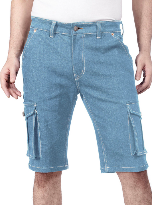 Glacier Blue Cargo Shorts