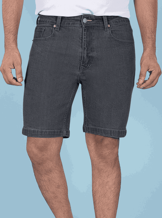 Graphite Denim Shorts