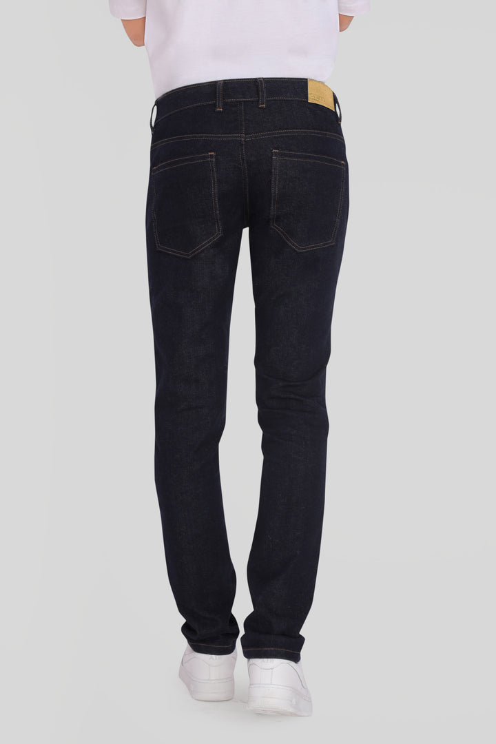 Custom made Raw Indigo Straight Fit Jeans for Men