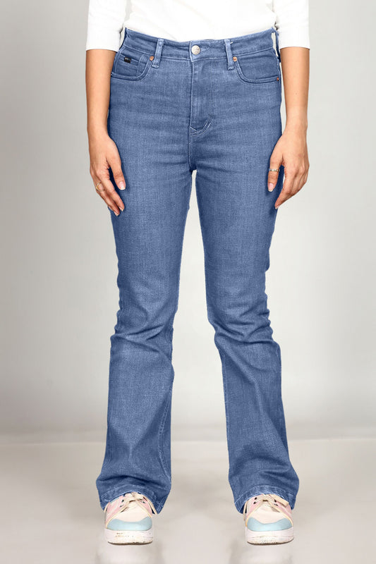 Mid Blue Bootcut Jeans