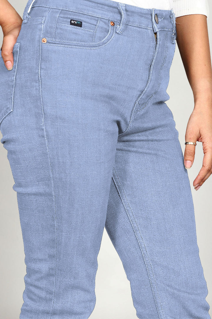 Custom Made Glacier Blue Women's Boot Cut Jeans