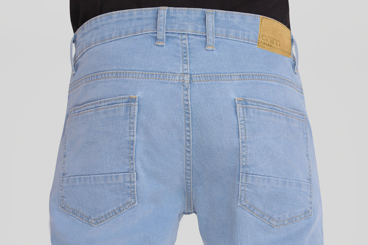 Custom made Glacier Blue Mens Bootcut Jeans