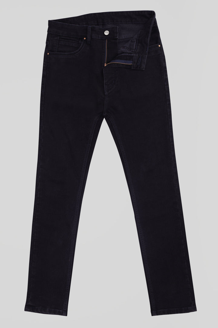 Custom Made Carbon Black Men's Skinny Fit Jeans