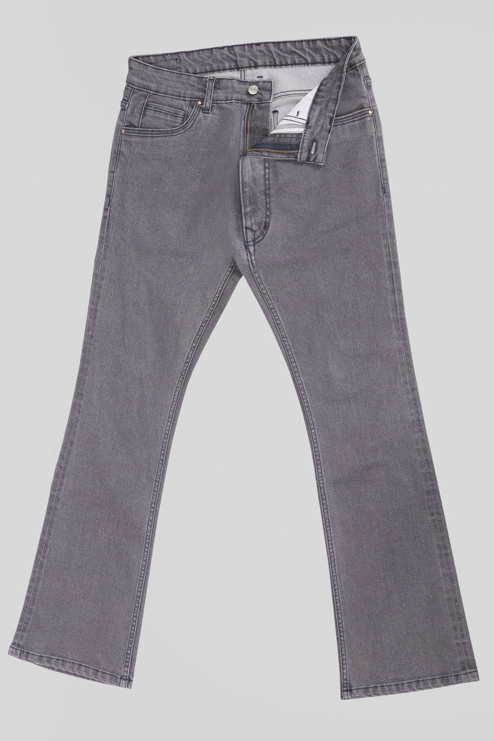 Custom made Charcoal Mens Bootcut Jeans