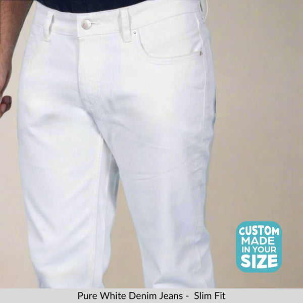 Pure White Slim Fit