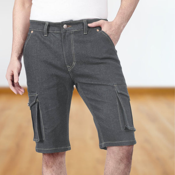 Charcoal Cargo Shorts