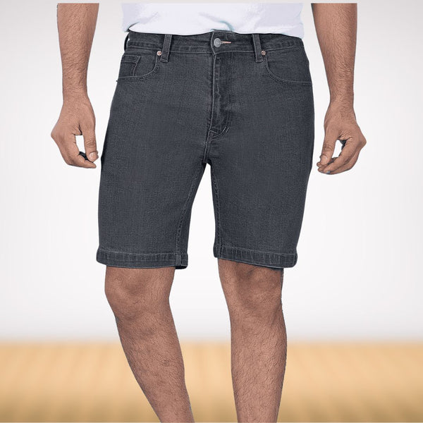 Graphite Denim Shorts