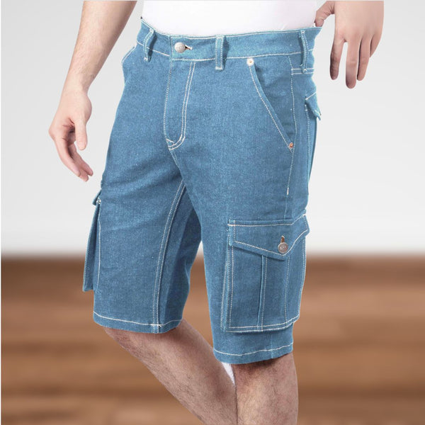 Glacier Blue Cargo Shorts